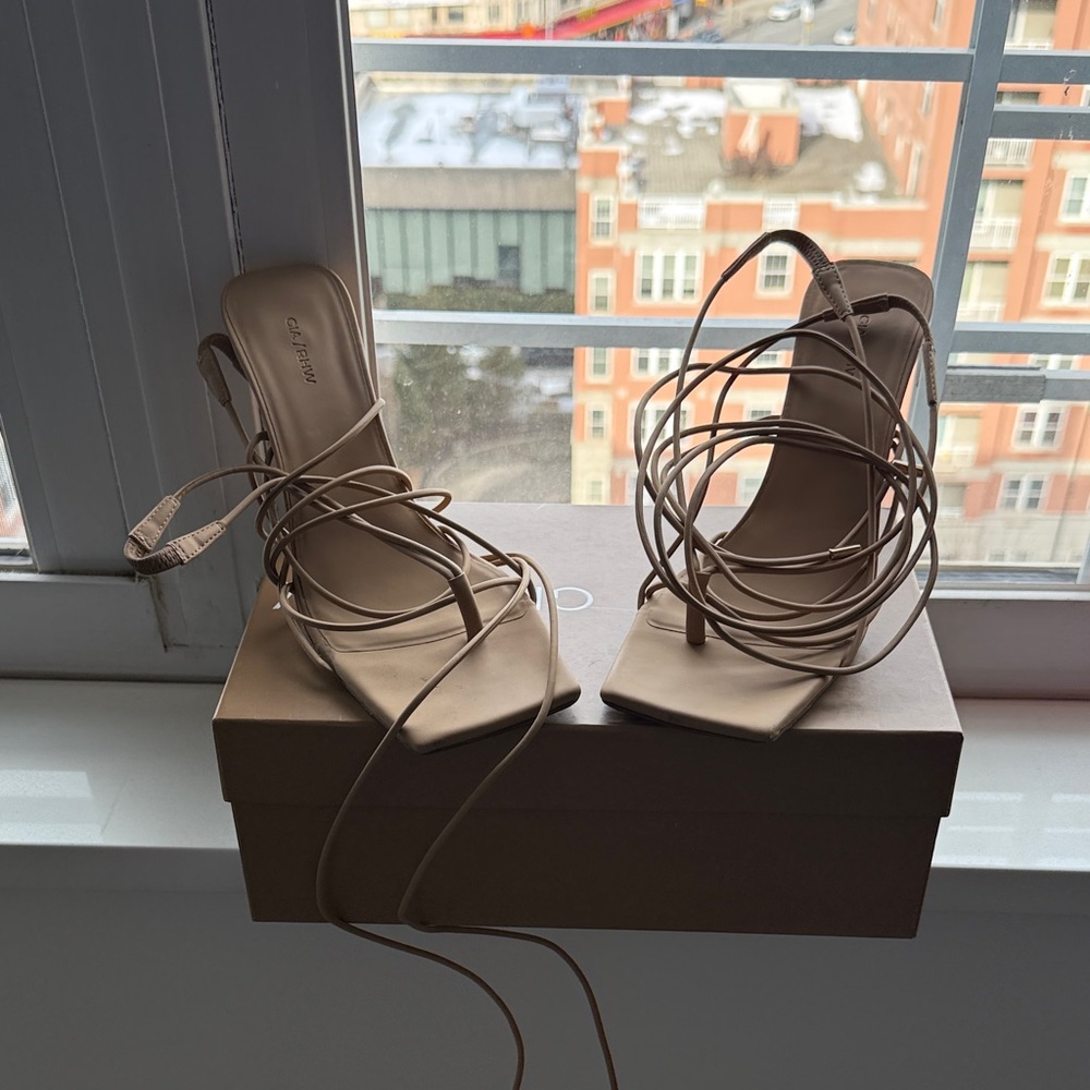 Gia Borghini / RHW strappy sandals 38.5